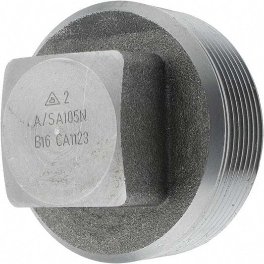 Value Collection -12148-8 Black Square Plug 2"