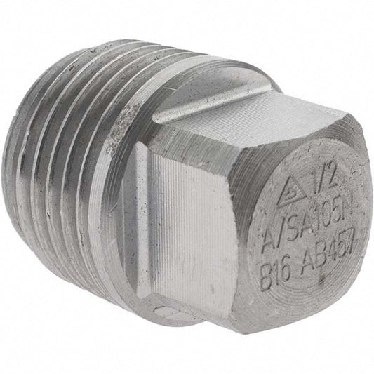 Value Collection -12148-3 Black Square Plug 1/2"