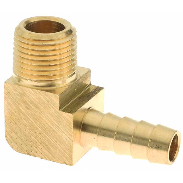 Parker 11597 Barbed Hose Fitting 3/8" x 3/8" ID Hose, Elbow