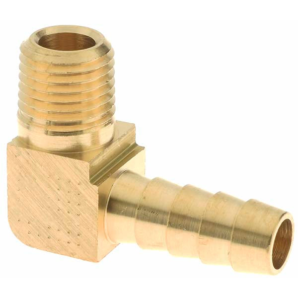 Parker 11596 Barbed Hose Fitting 1/4" x 3/8" ID Hose, Elbow