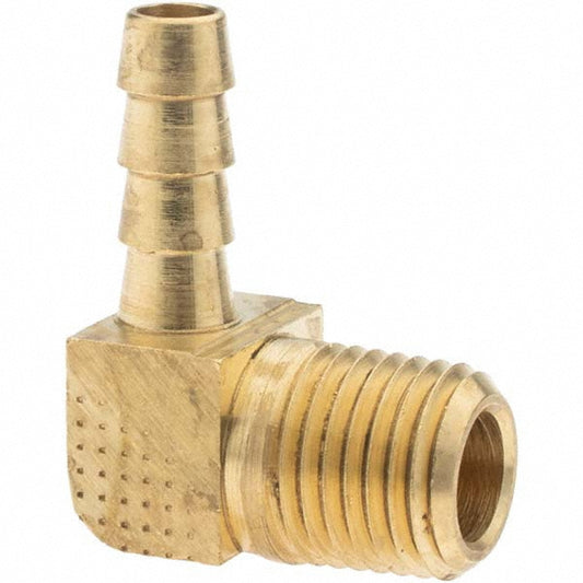 Parker 11595 Barbed Hose Fitting 1/4" x 1/4" ID Hose, Elbow