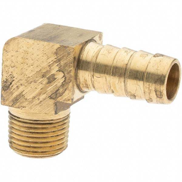 Parker 11598 Barbed Hose Fitting 3/8" x 1/2" ID Hose, Elbow