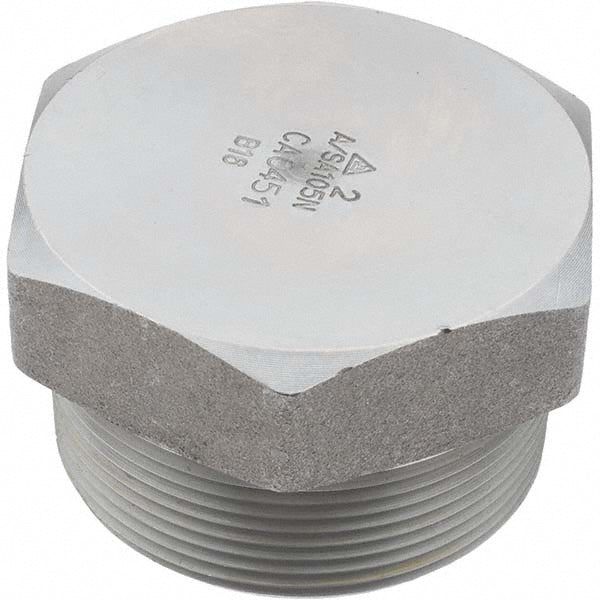 Value Collection -12147-8 Black Hex Plug 2"