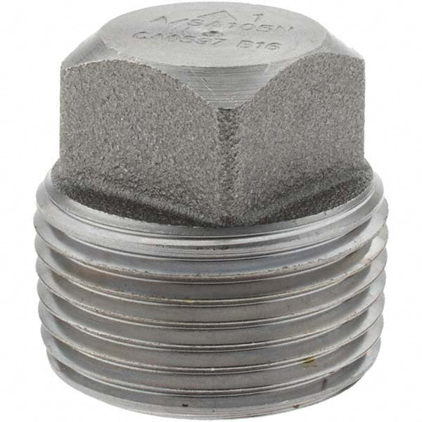 Value Collection -12148-5 Black Square Plug 1"