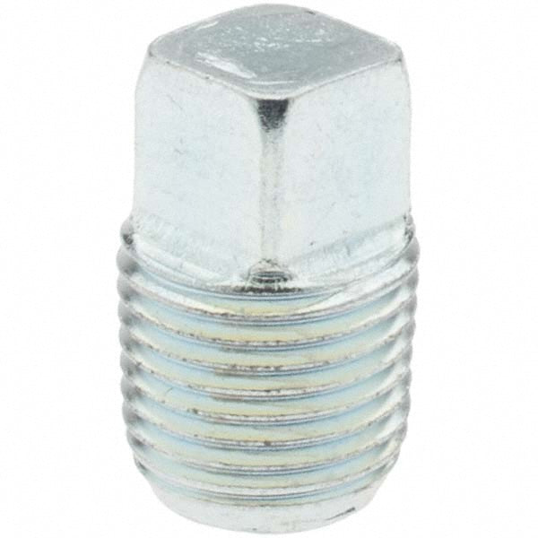 Value Collection 13119 Malleable Iron Pipe Square Plug 1/8" Fitting