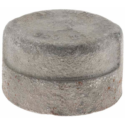 Value Collection MDB300 32-2 300 Size 1-1/4", Class 300, Malleable Iron Black Pipe End Cap