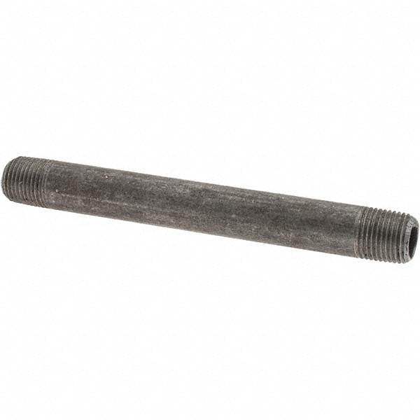 Value Collection 13411 Black Pipe Nipple 1/8" Dia x 3-1/2" Long, Schedule 40