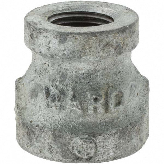 Value Collection 13072 Malleable Iron Pipe Reducing Coupling 1/2 x 3/8" Fitting