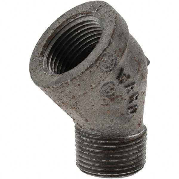 Value Collection 13284 Black 45 &deg Street Elbow 3/4"