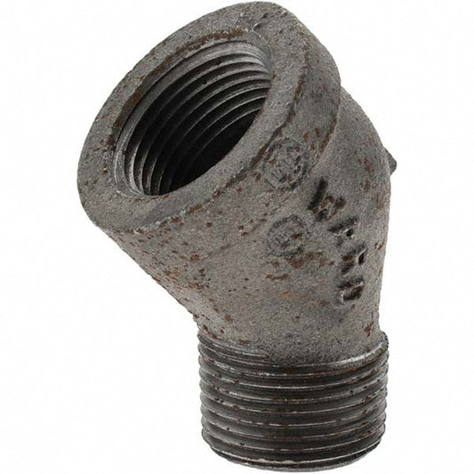 Value Collection 13284 Black 45 &deg Street Elbow 3/4"