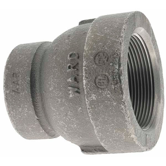 Value Collection MDB240 50X32-2 300# Malleable Iron Pipe Reducing Coupling 2 x 1/4" Fitting