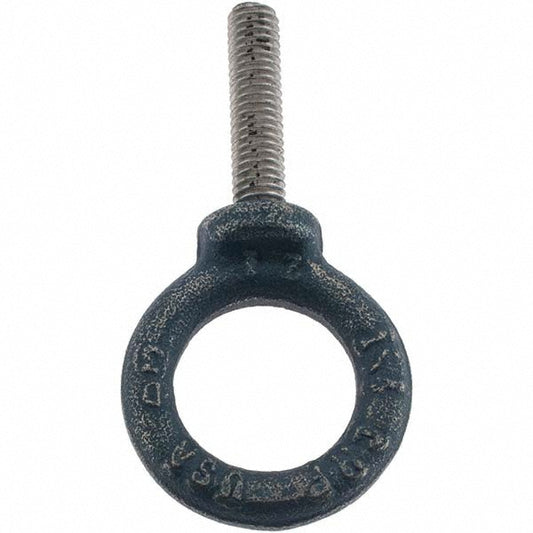Value Collection RB58006-005B Fixed Lifting Eye Bolt With Shoulder, M6 x 1.00 Thread, Grade C-15 Steel
