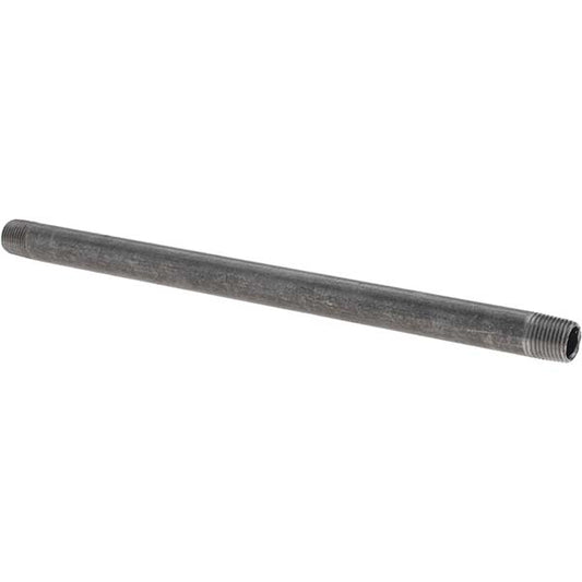 Value Collection B10414 Black Pipe Nipple 1/8" Dia x 6-1/2" Long, Schedule 40