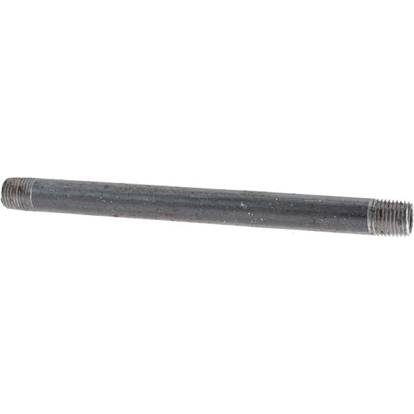 Value Collection B10417 Black Pipe Nipple 1/4" Dia x 6-1/2" Long, Schedule 40