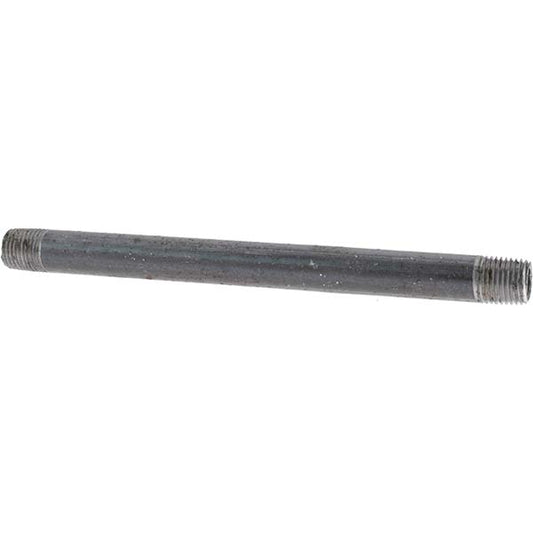 Value Collection B10417 Black Pipe Nipple 1/4" Dia x 6-1/2" Long, Schedule 40