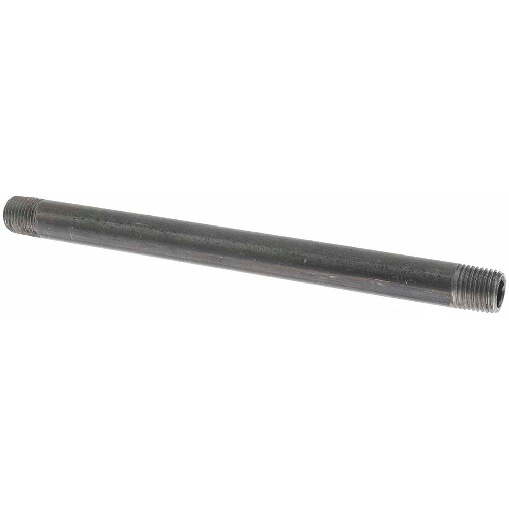Value Collection 53588802-BBP Black Pipe Nipple 1/4" Dia x 7" Long, Schedule 40