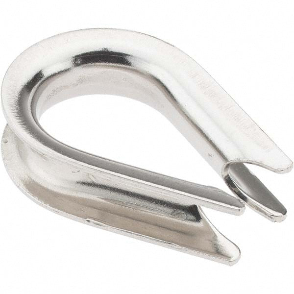 Value Collection A997631 Wire Rope Thimble 3/16" Rope Dia, Stainless Steel