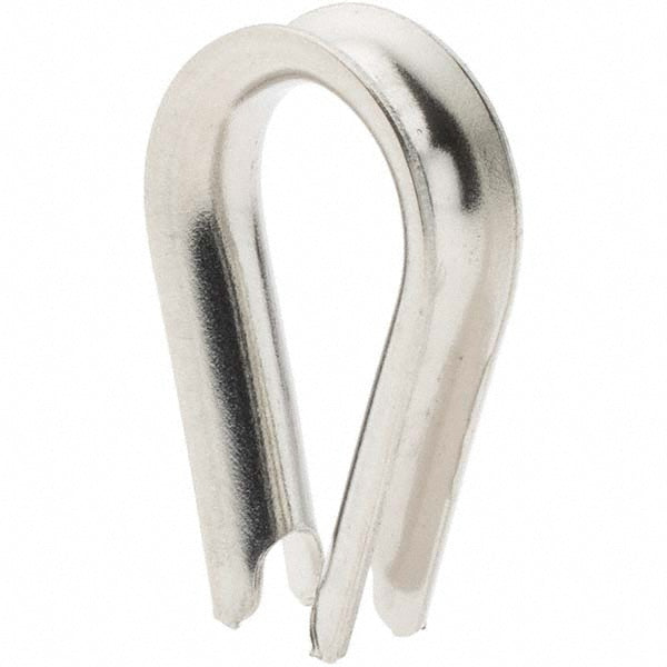 Value Collection A997630 Wire Rope Thimble 1/8" Rope Dia, Stainless Steel
