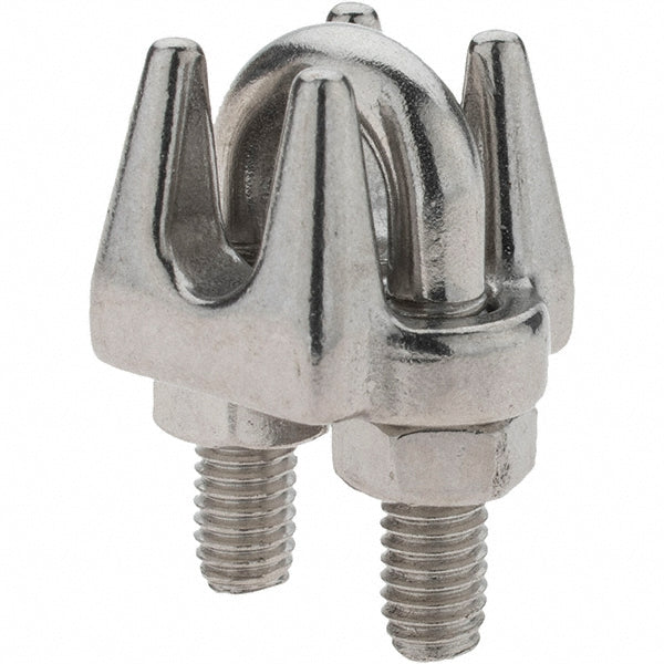 Value Collection A997622 Wire Rope Clip 1/4" Rope Dia, Stainless Steel