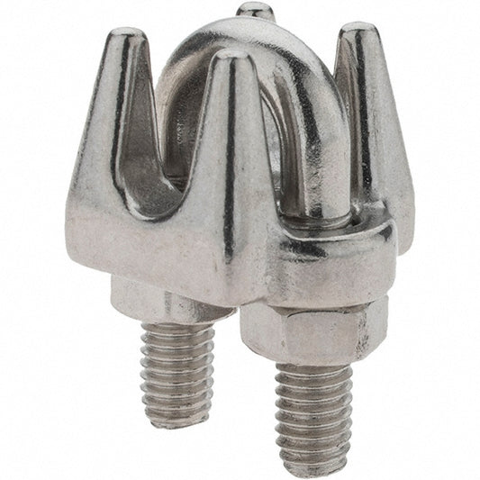 Value Collection A997622 Wire Rope Clip 1/4" Rope Dia, Stainless Steel