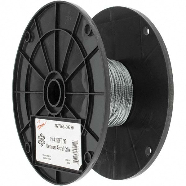 Value Collection A660020 1/16" Diam, Aircraft Cable