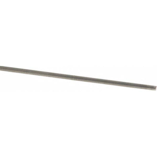 Value Collection A410460 Threaded Rod M4, 1 m Long, Stainless Steel, Grade 304 (18-8)