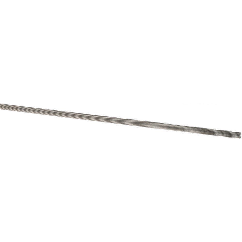 Value Collection A210070 Threaded Rod M10, 1 m Long, Steel, Grade 304 (18-8)