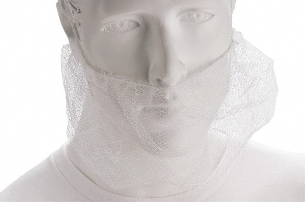 Value Collection 63020-1 Beard Cover  White,  Size Universal