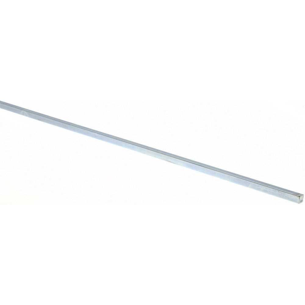 Value Collection CD552577 Oversized Key Stock 1/4" High, 3/16" Wide, 12" Long, Cold Drawn Steel, Zinc-Plated