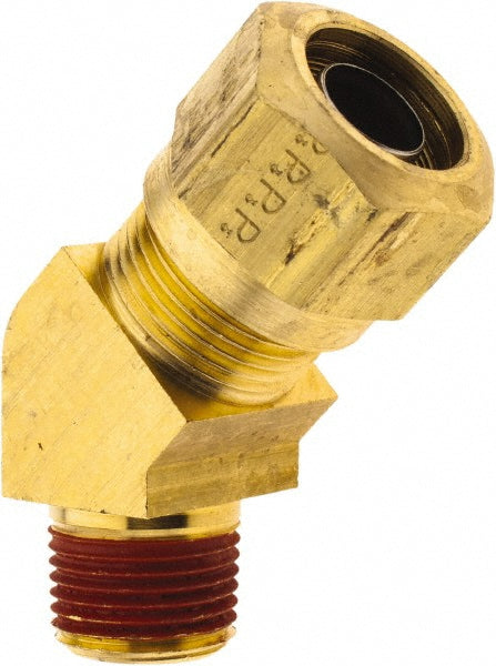 Parker C534864 Compression Tube Male 45 &deg Elbow 3/8" Thread