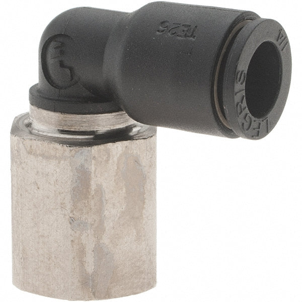 Parker C516442 Push-To-Connect Tube Fitting Female Elbow, 1/8" Thread, 1/4" OD