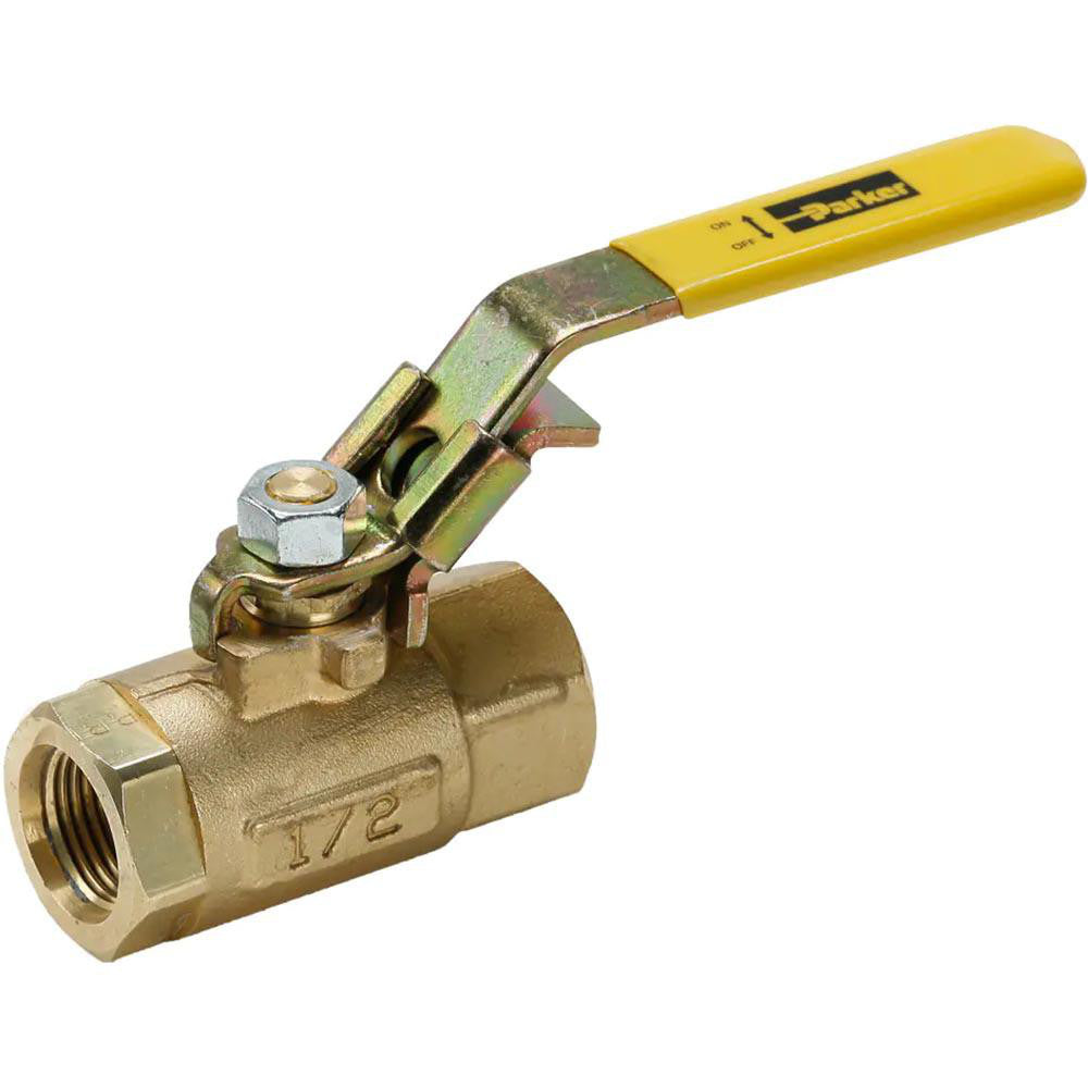 Parker XVVP500P-4 Standard Manual Ball Valve Vented, 1/4" Pipe