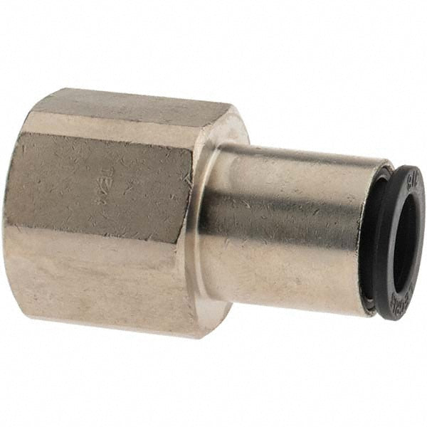 Parker C29895 Push-To-Connect Tube Fitting Connector, 3/8" Thread, 3/8" OD