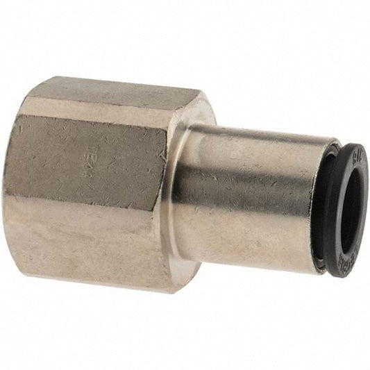Parker C29895 Push-To-Connect Tube Fitting Connector, 3/8" Thread, 3/8" OD