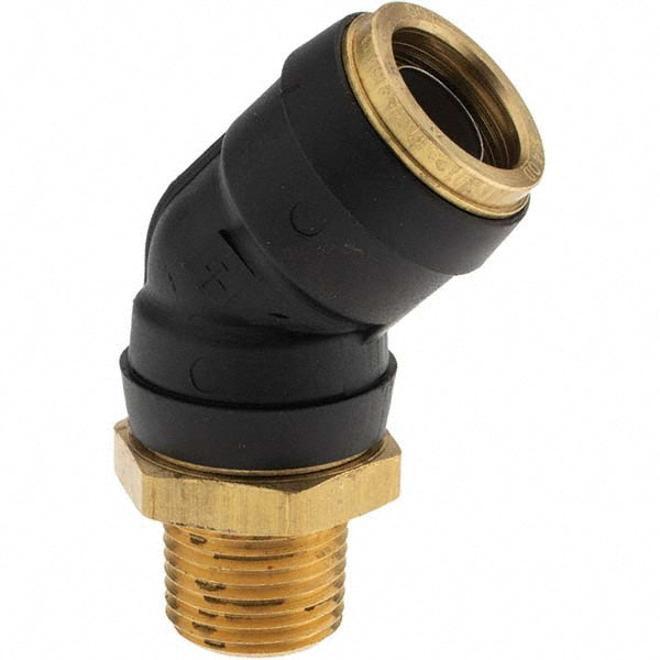Parker PF-00089 Push-To-Connect Tube to Male & Tube to Male NPT Tube Fitting 1/2" Thread, 3/4" OD