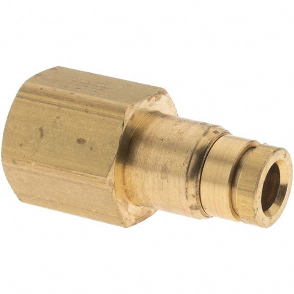 Parker BD-P00010 Push-To-Connect Tube to Female & Tube to Female NPT Tube Fitting 1/4" Thread, 1/4" OD