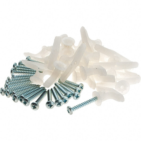 Value Collection MP38578 5/16" Diam, Plastic Plastic Toggle Drywall & Hollow Wall Anchor