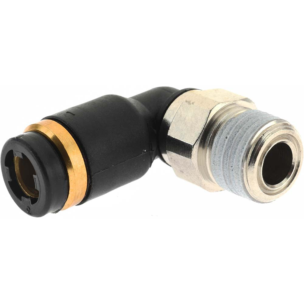 Parker BD-LG1017 Push-To-Connect Tube Fitting 90 &deg Male Elbow, 1/8" Thread, 3/16" OD