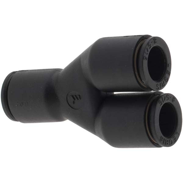 Parker KP23980 Push-To-Connect Tube to Tube Tube Fitting Union Y, 5/16" OD