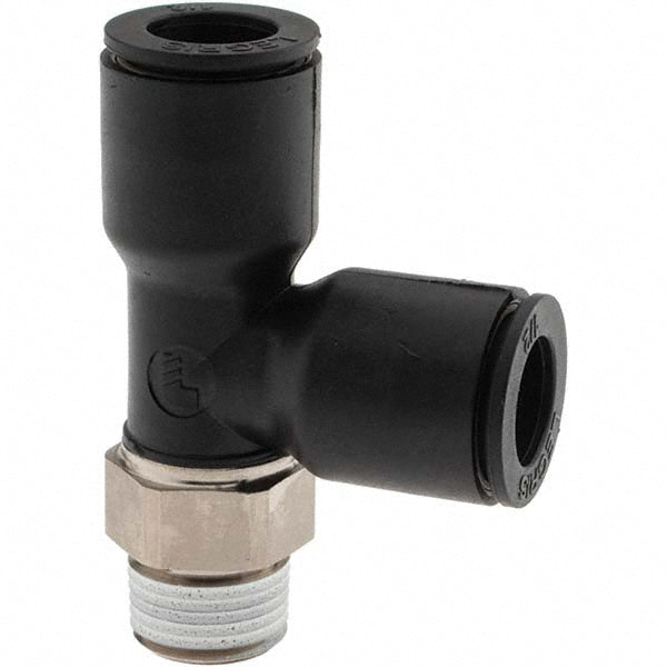 Parker KP23962 Push-To-Connect Tube Fitting Male Run Tee, 1/2" OD