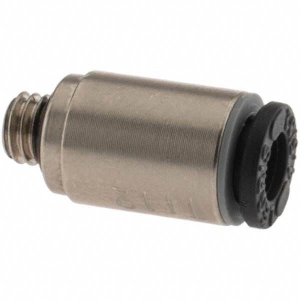 Parker KP23949 Push-To-Connect Tube Fitting Connector, #10-32 Thread, 5/32" OD