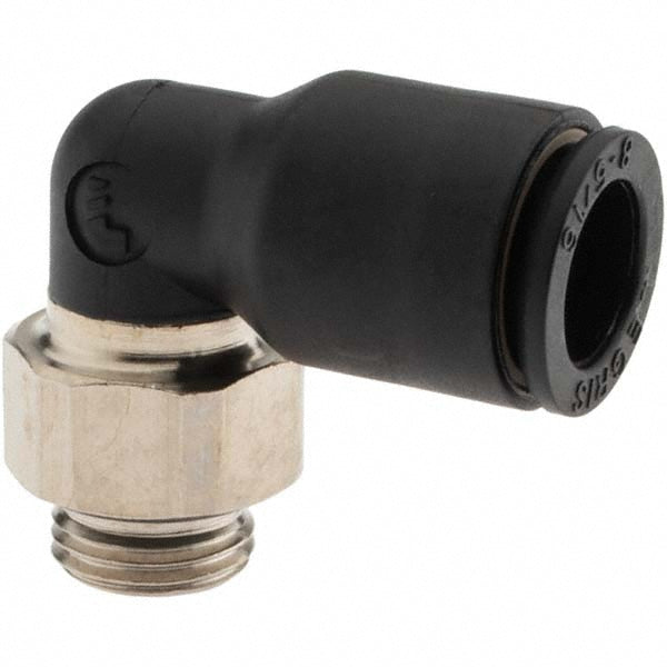 Parker KP23929 Push-To-Connect Tube Fitting Male Elbow, 1/8" Thread