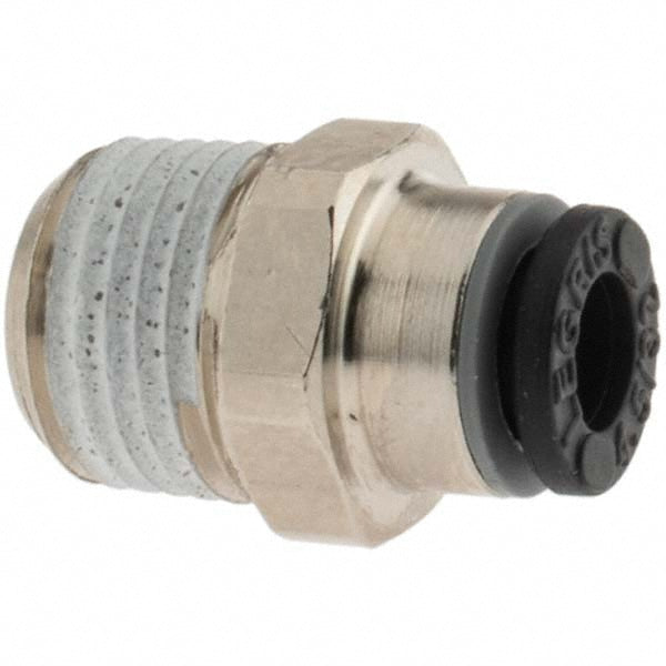 Parker KP23828 Push-To-Connect Tube to Male NPT Tube Fitting Connector, 1/8" Thread, 5/32" OD