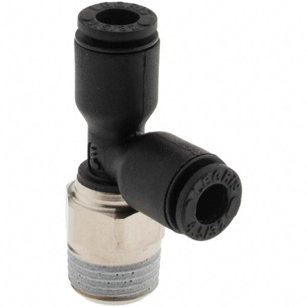 Parker KP23583 Push-To-Connect Tube Fitting Male Run Tee, 1/8" Thread