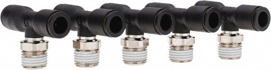 Parker KP23578 Push-To-Connect Tube to Male BSPT Tube Fitting Male Branch Tee, 1/4" Thread, 5/16" OD