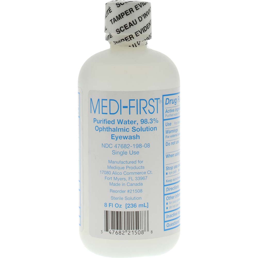 Value Collection KP100015 8 oz, Disposable Eyewash Solution