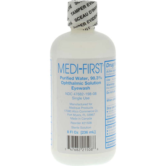 Value Collection KP100015 8 oz, Disposable Eyewash Solution