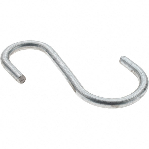 Value Collection 2036 Trade Size 98, Carbon Steel Bright Zinc S-Hook
