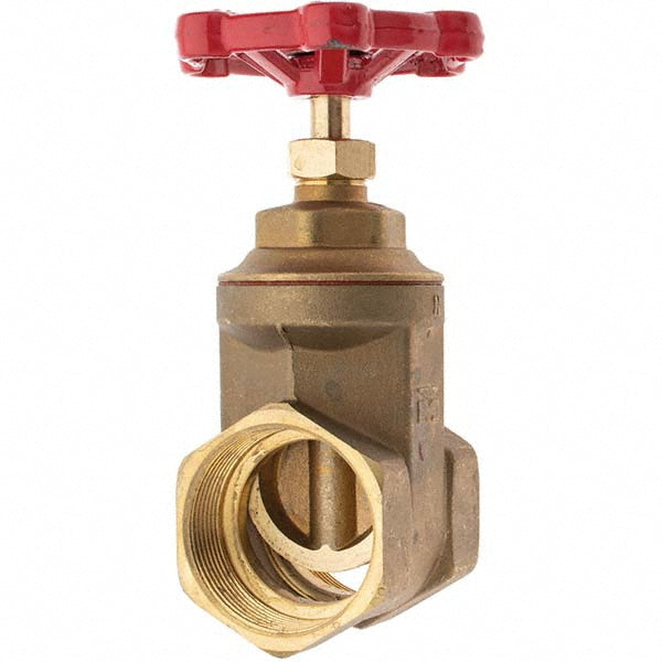 Mueller Industries 19072 Gate Valve Gate, 2" Pipe, FNPT x FNPT, Bronze