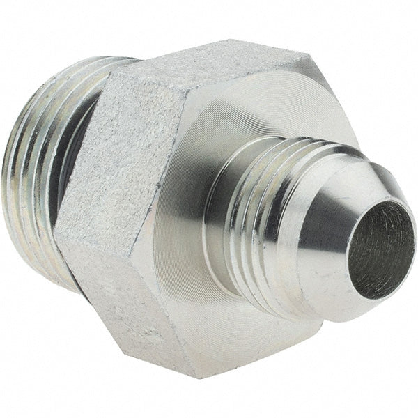 Brennan 16346 Steel Flared Tube Connector 1/2" Tube OD, 3/4-16 x 1-1/16-12 Thread, 37 &deg Flared Angle